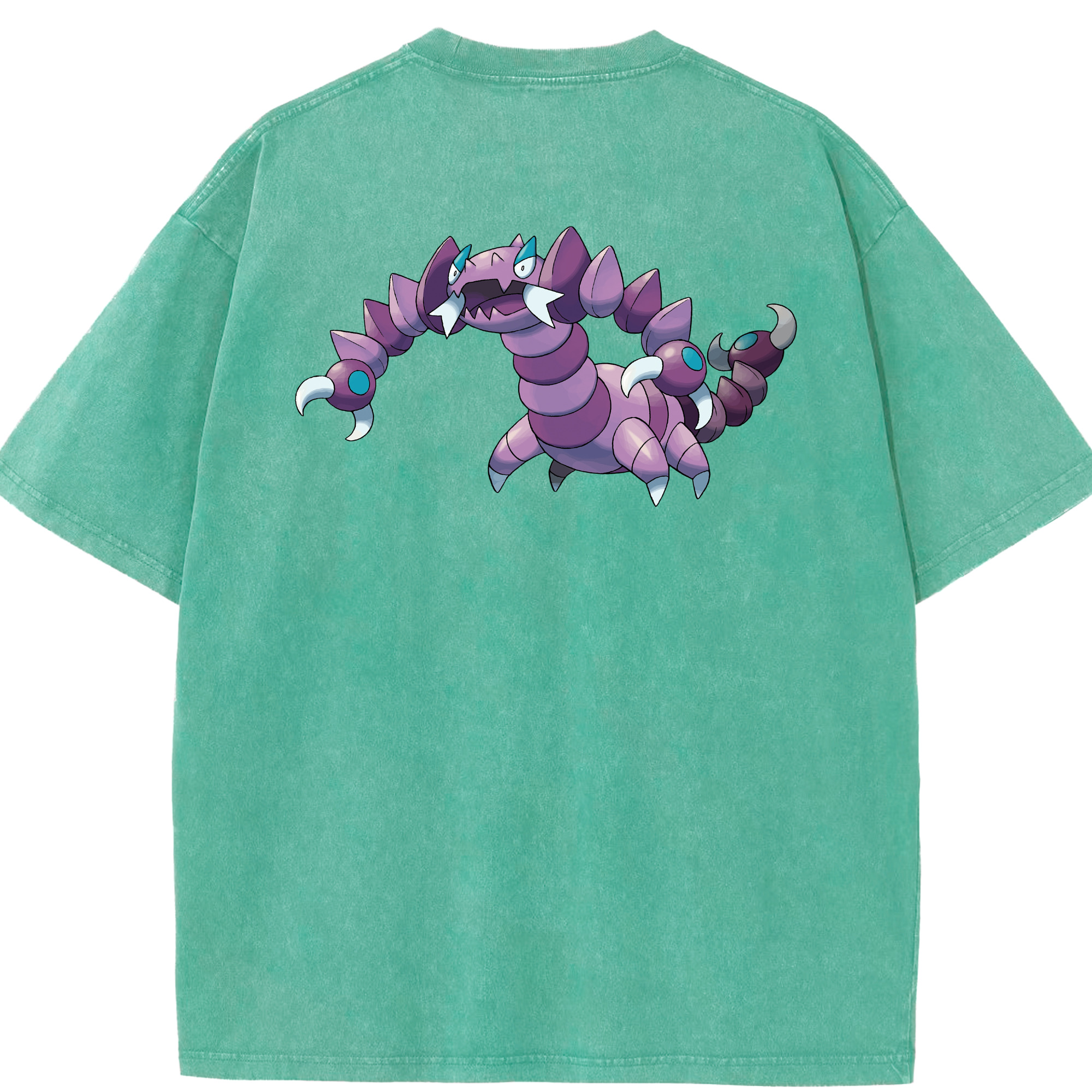（画像用） ポケットモンスター Pokémon 綿100% ヴィンテージ風 半袖Tシャツ（背面プリント）